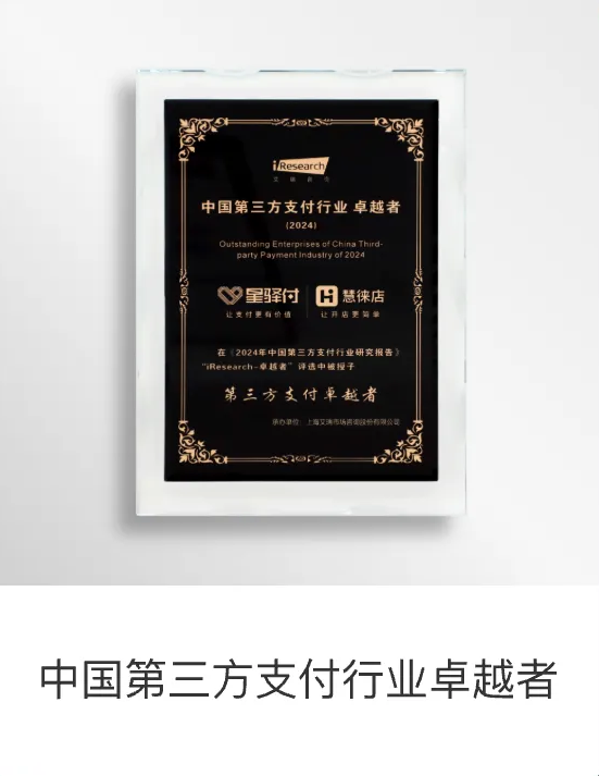 中国第三方支付行业卓越者